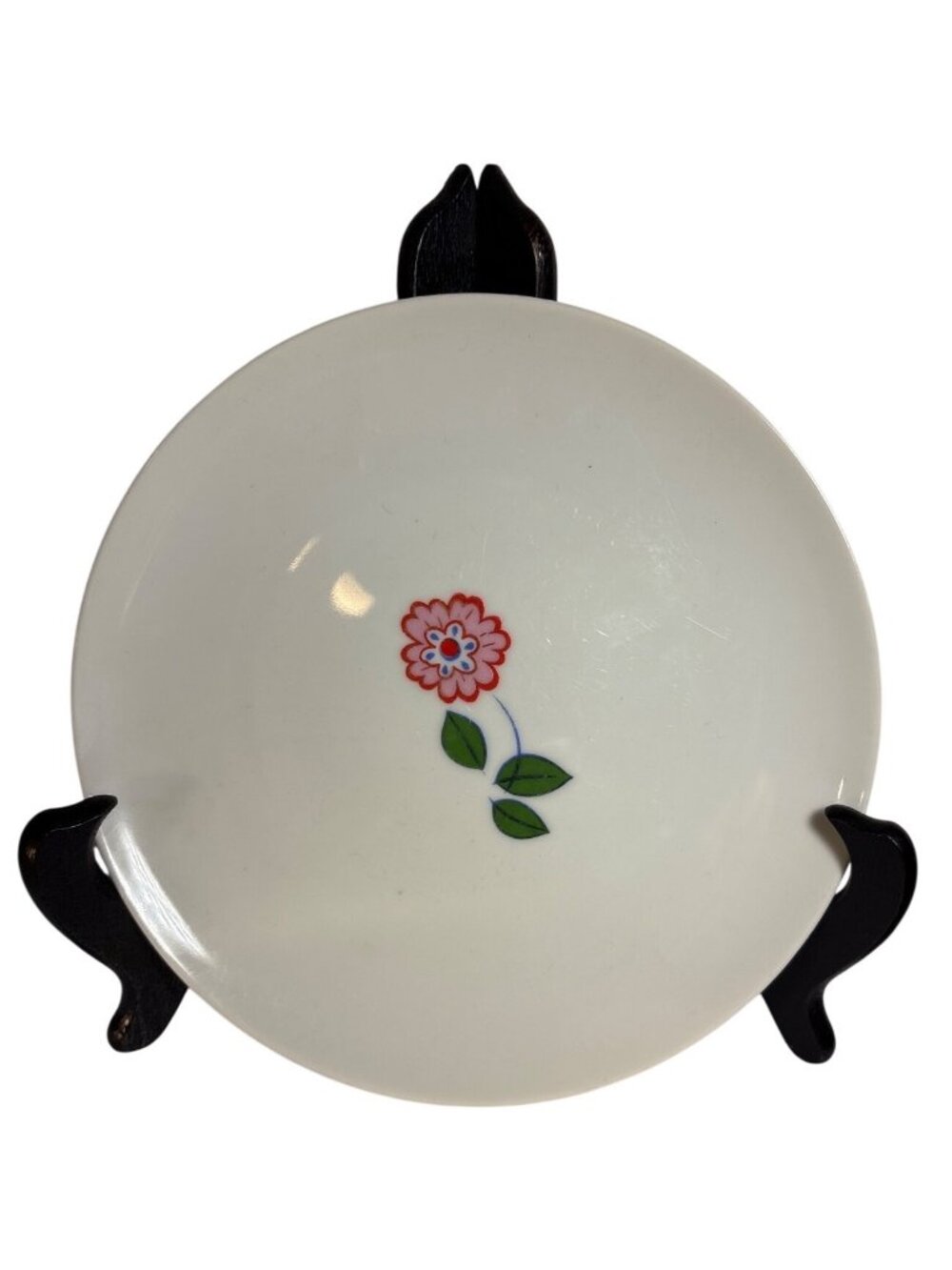 Vintage Seymour Mann Plate Japan Floral Pink Flower Plate 7 Inches 1970s